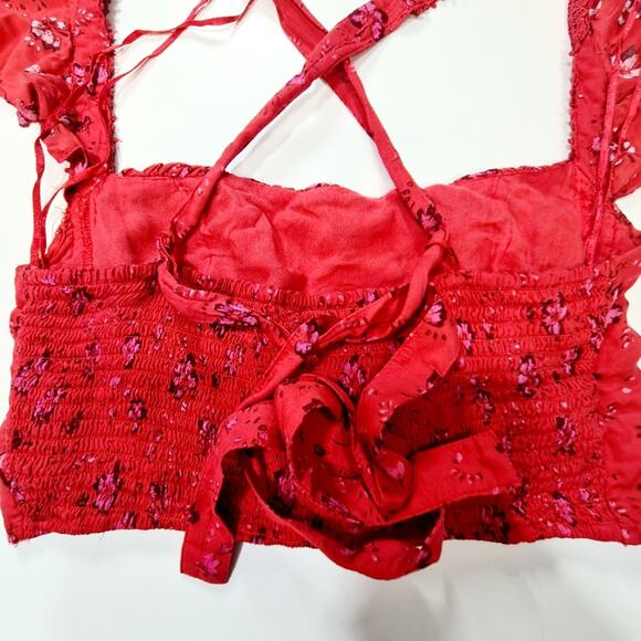 Free People Bijou Set in Cherry Combo Size 8 - Picture 13 of 14